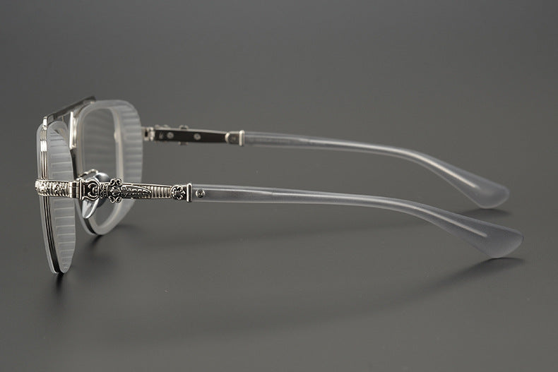 Chrome Hearts Double-Bridge Eyewear with Premium Engraving