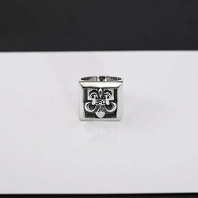 chrome hearts cross anchor square ring