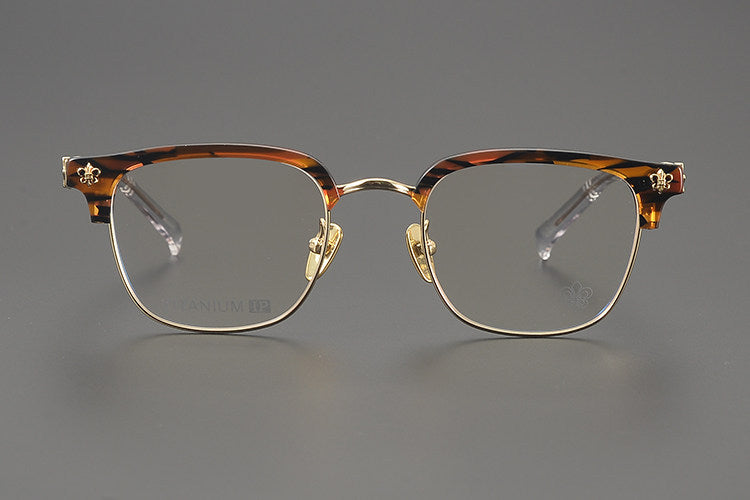 Chrome Hearts Hand-Engraved Vintage Browline Eyeglasses
