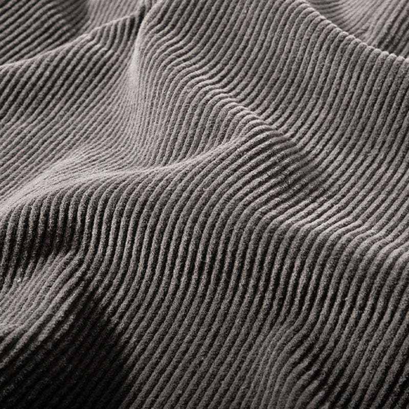 Distressed and ripped long-sleeved faux two-piece T-shirt