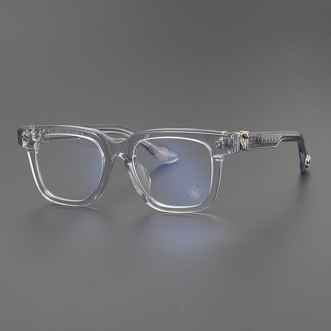 Chrome Hearts carved snake logo glasses