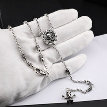 chrome hearts skull necklace