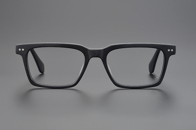 Handcrafted Square Retro Acetate Eyeglasses
