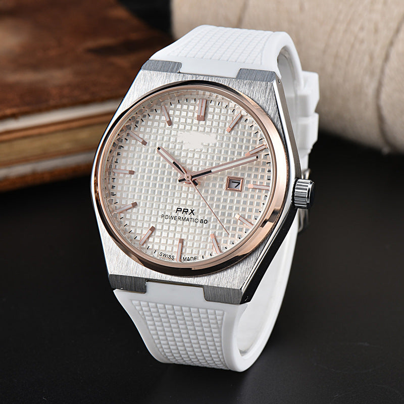 Simple and Generous Checkered Dial Colorful Watch