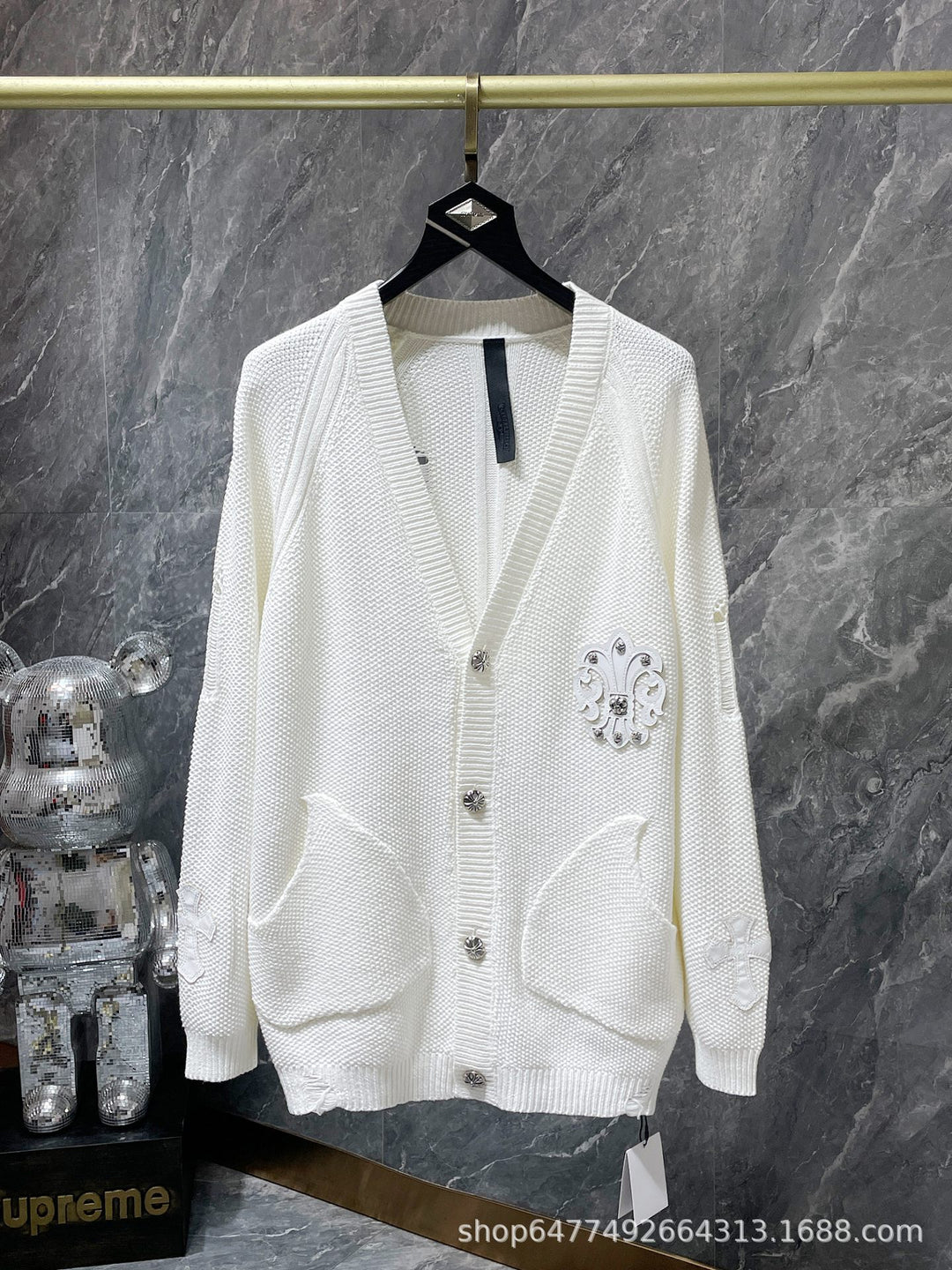 hrome Hearts knitted cardigan and sweater jackets.