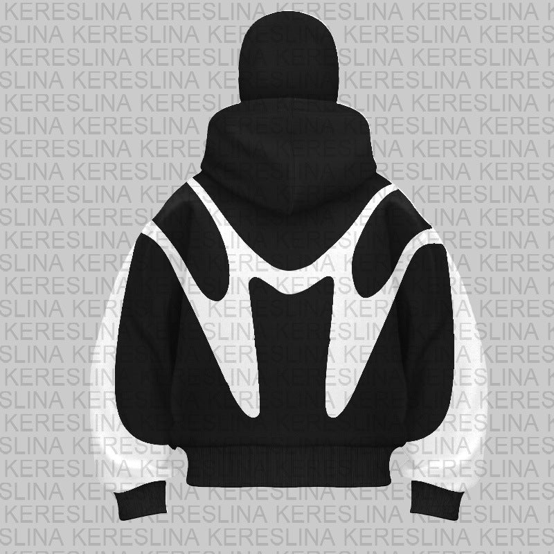 Y2K double-hooded hooded sweatshirt
