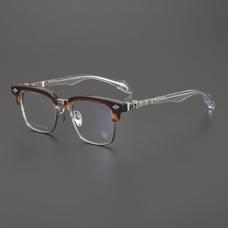 Chrome Hearts Hand-Carved Business Eyeglasses