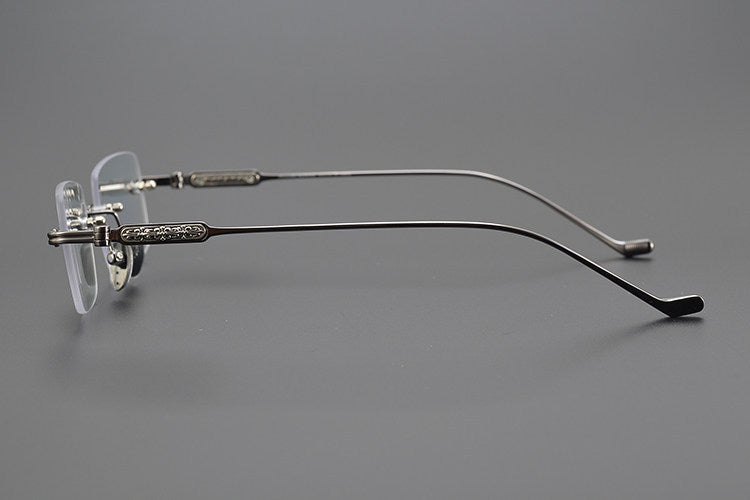 Chrome Hearts Engraved Rimless Frames