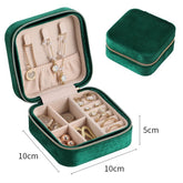 Italian velvet jewelry organiser box