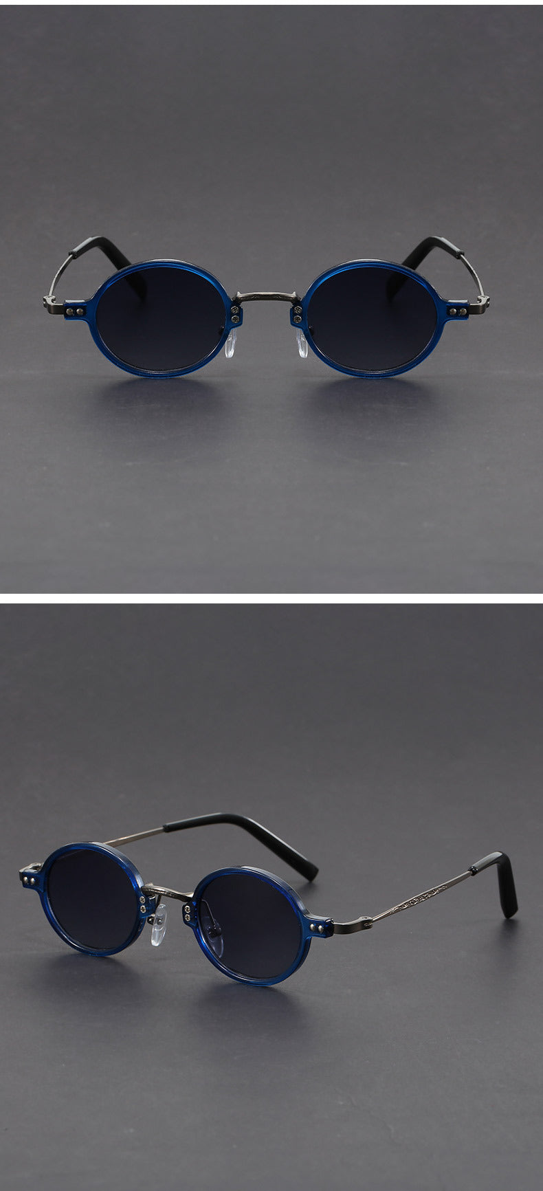 Japanese-style craftsmanship small round sunglasses