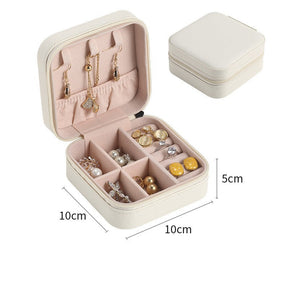 Mirror jewelry storage box for women
