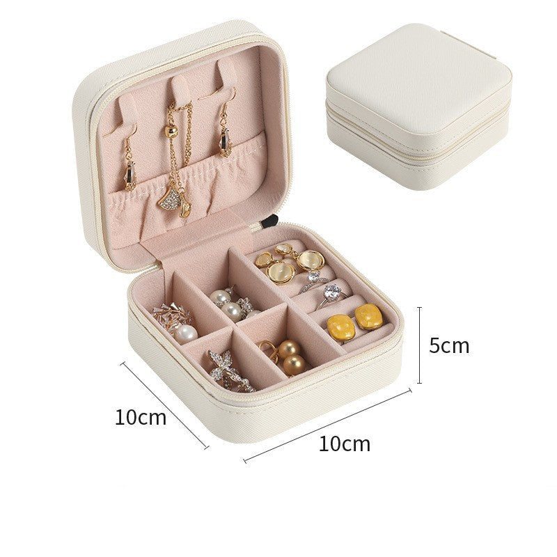 Mirror jewelry storage box for women