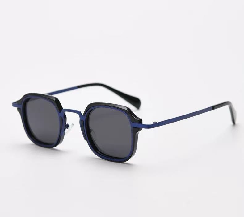 Punk style metal sunglasses for shaping looks