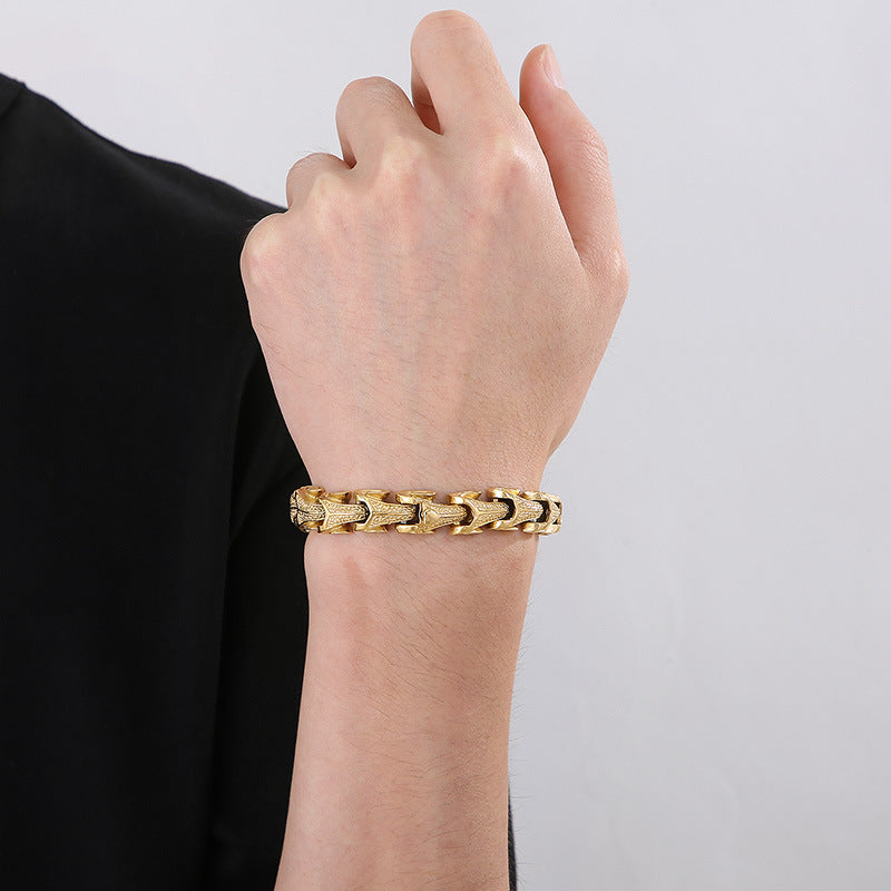 Dragon Bone Stainless Steel Bracelet