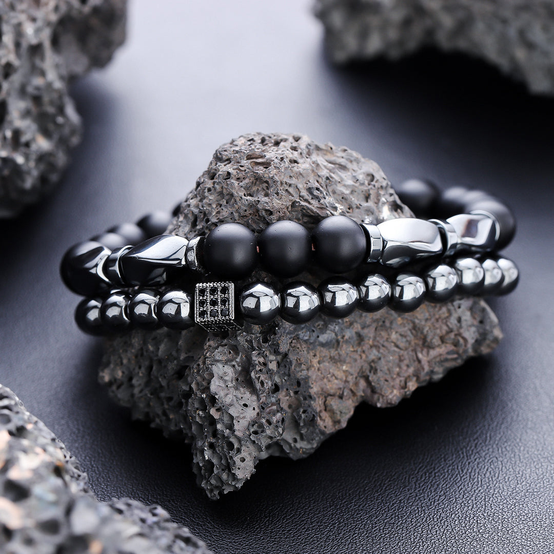 Twisted Hematite Bracelet