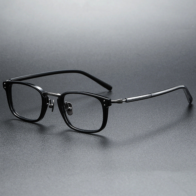 Small square retro eyeglass frames