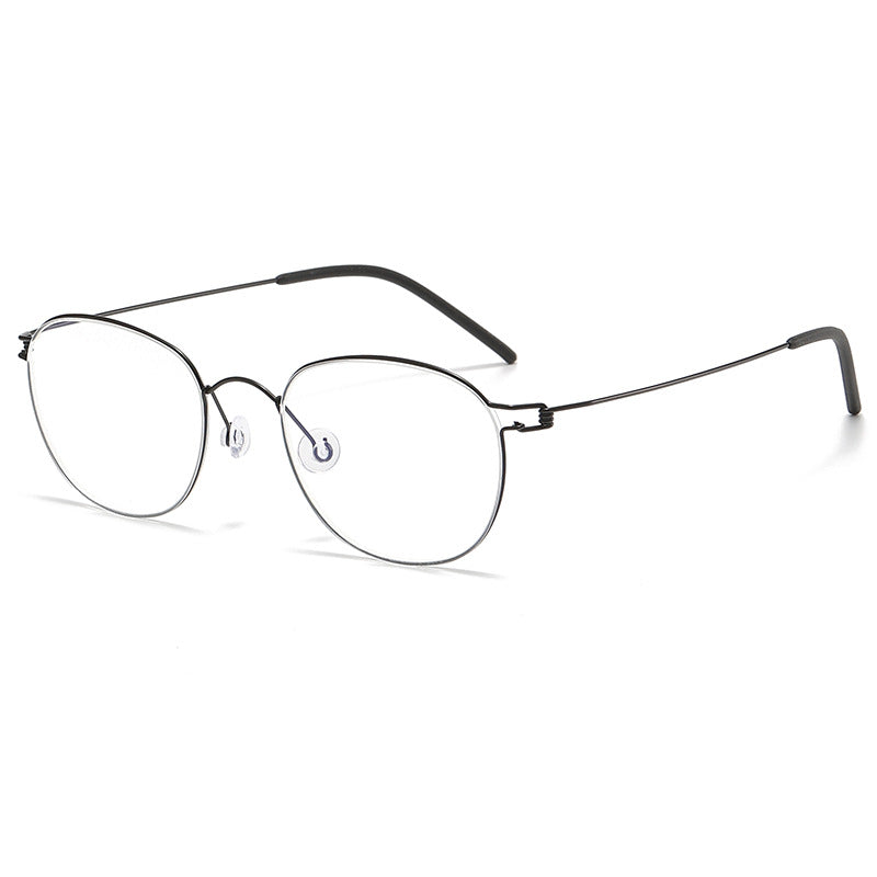Artistic retro oval full-rimmed glasses frames