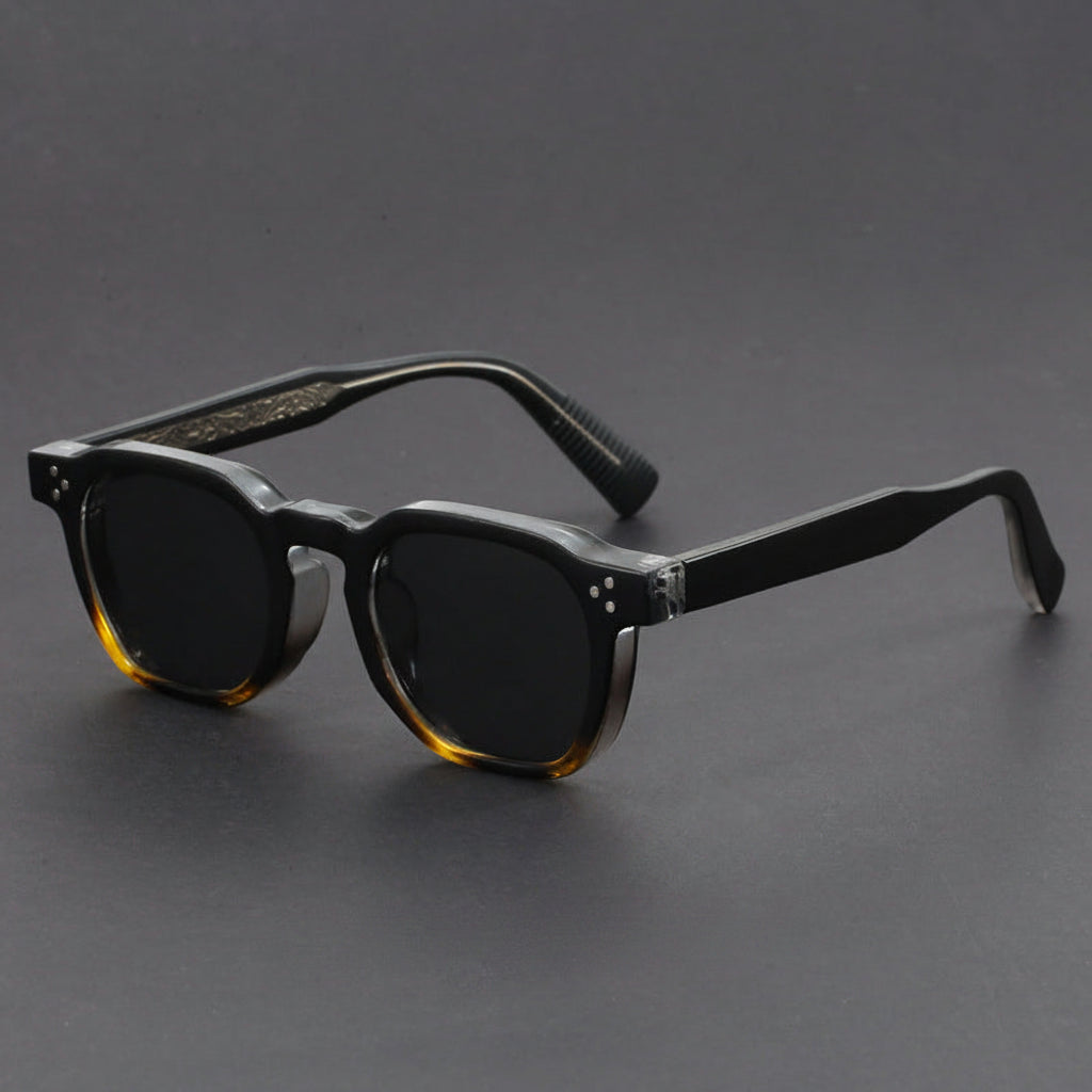 retro thick frame UV400 protection sunglasses