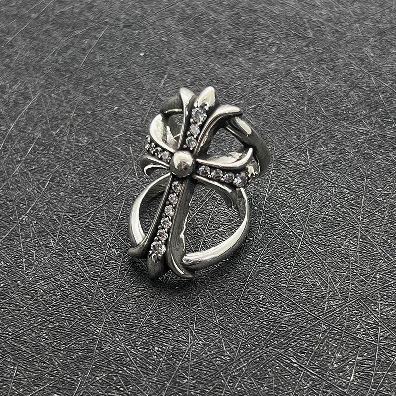 Chrome Hearts 925 Silver Openwork Ring