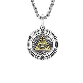 God's Eye Rotatable Pendant