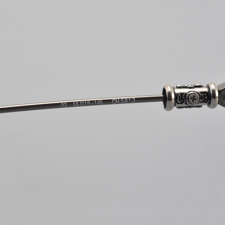 Chrome Hearts rimless pure titanium eyeglasses