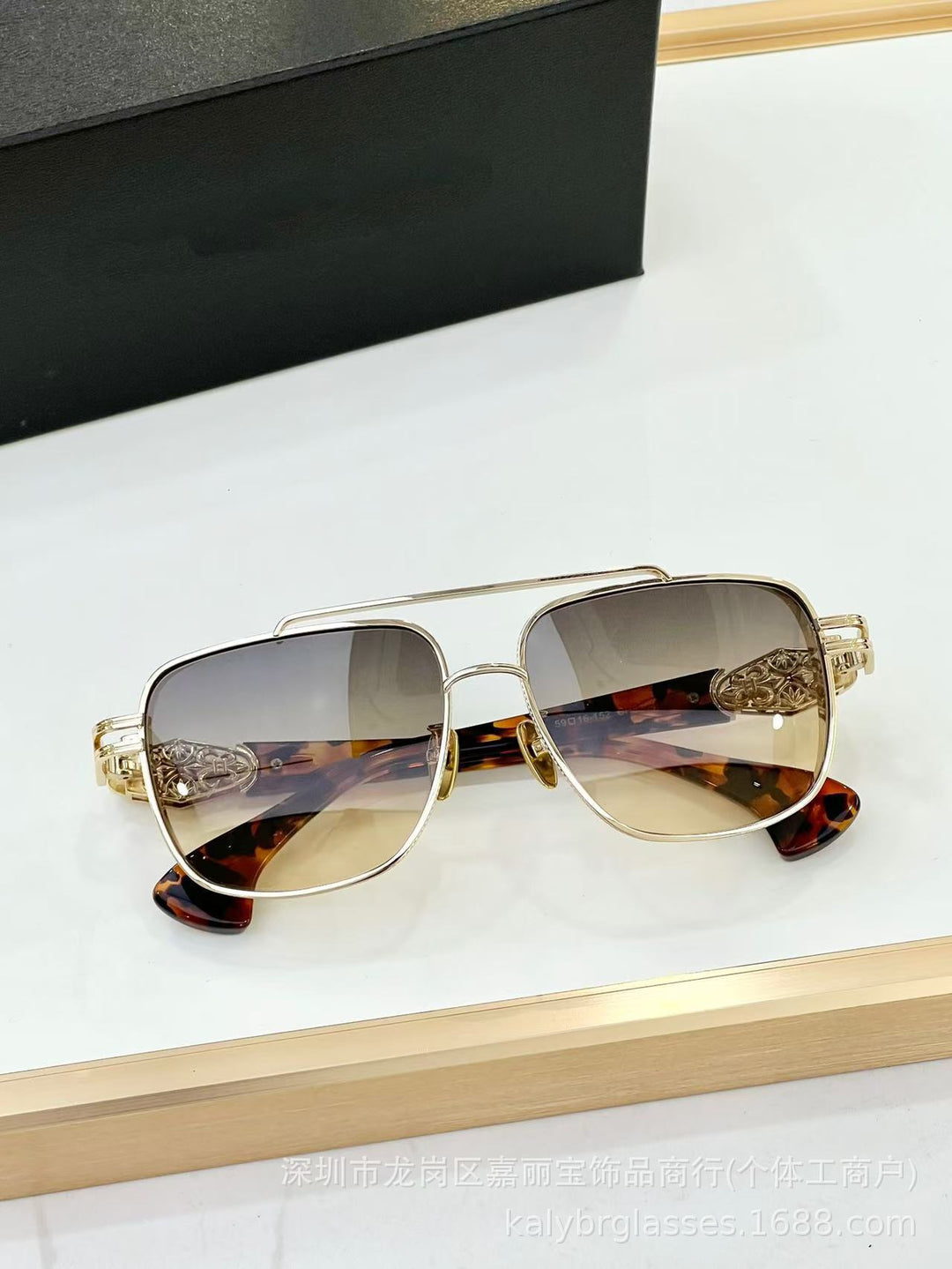 Chrome Hearts Heavy Industry Metal Luxury Sunglasses