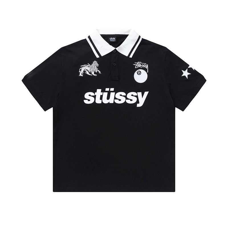 BAPE loose fit short-sleeved letter print t-shirt