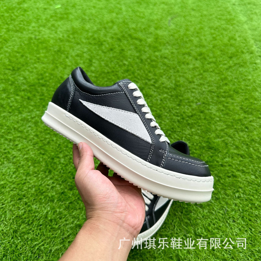Little Triangle Genuine Leather Casual Skate Shoes