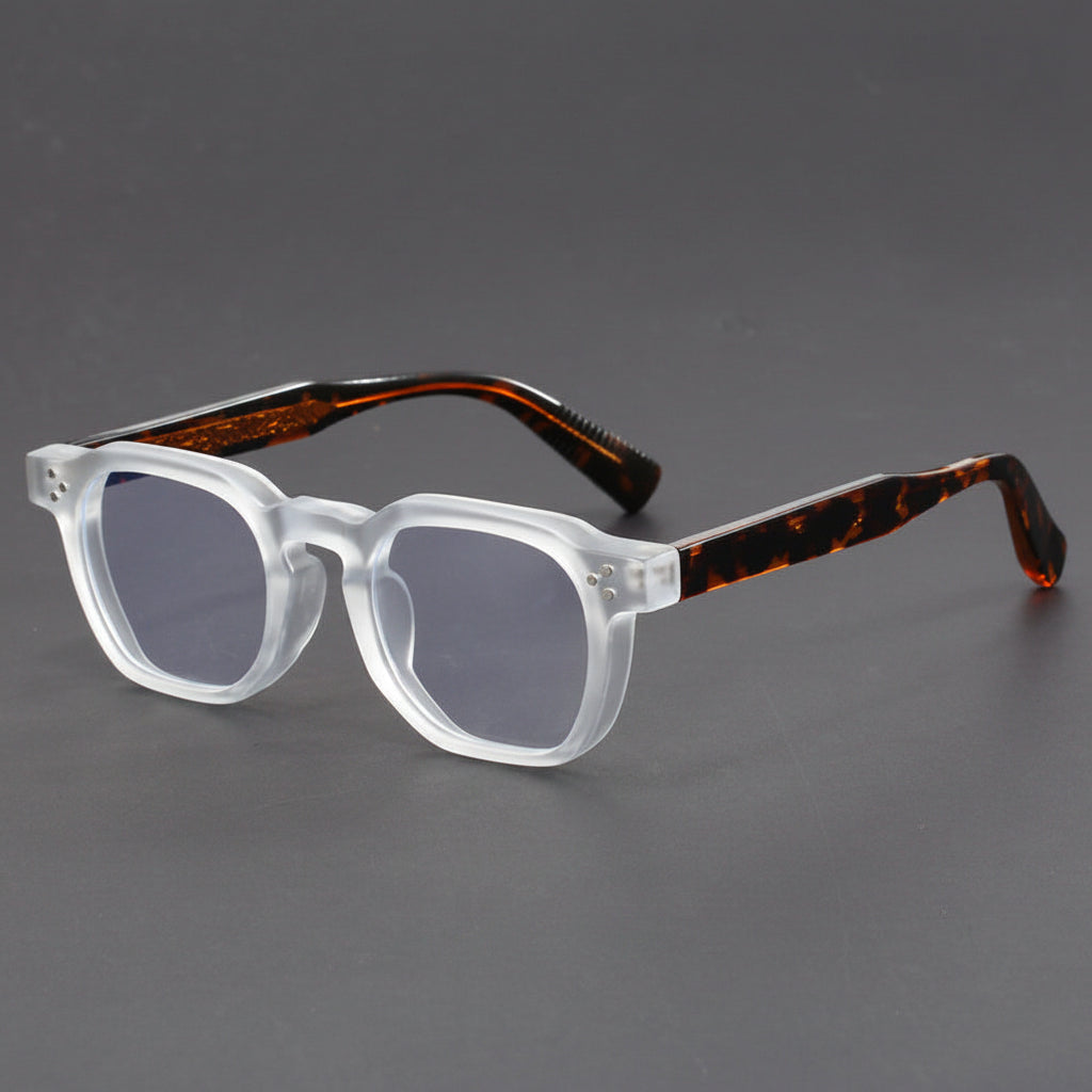Classic retro square blue light blocking glasses