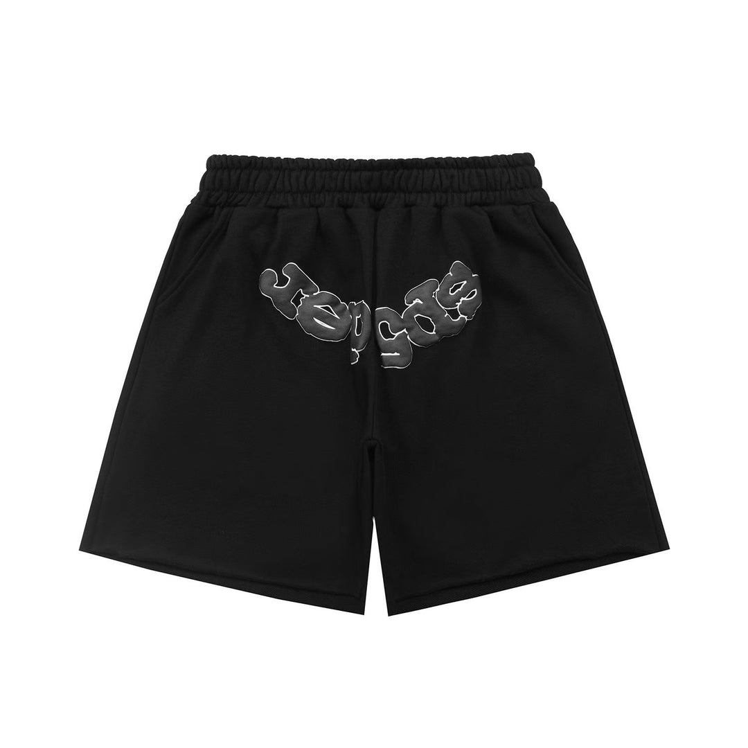 Sp5der Foam Letter 555 Shorts Sweatpants
