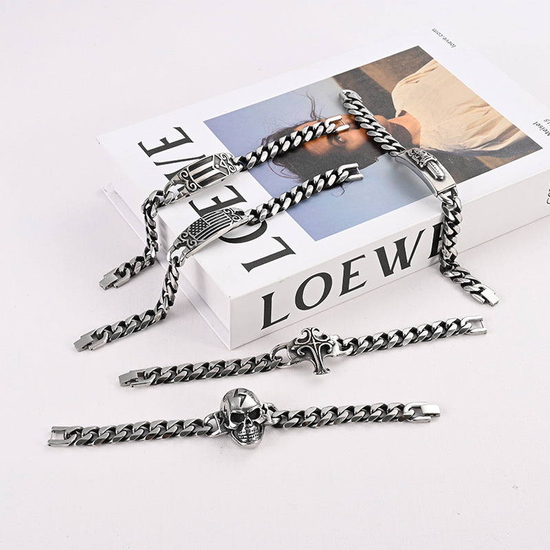 Stainless steel 13mm personalized bracelet
