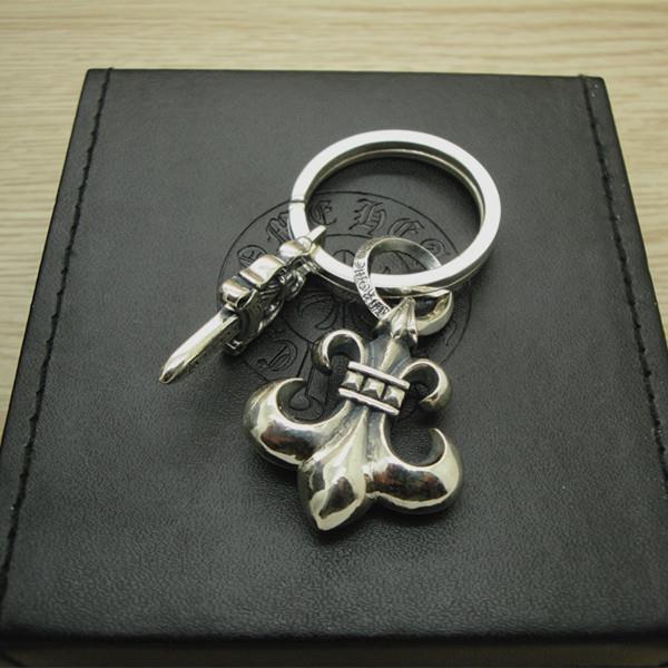 chrome hearts keychain bag chain