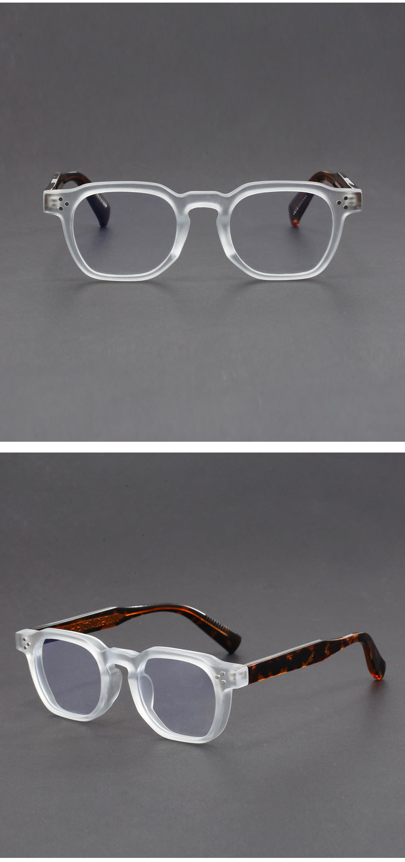 Classic retro square blue light blocking glasses