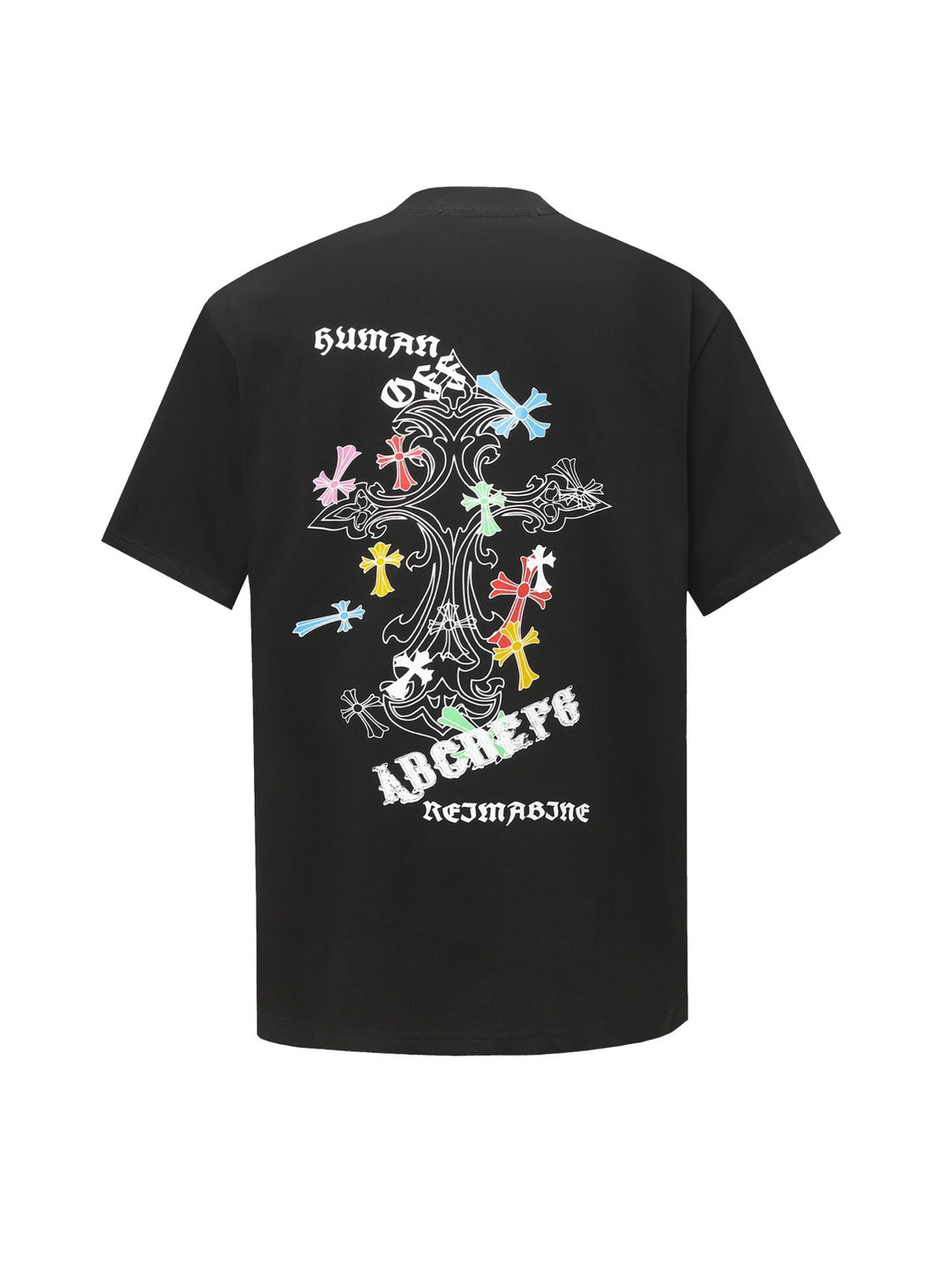 Chrome Hearts Personalized Cross Print Short-Sleeve T-Shirt