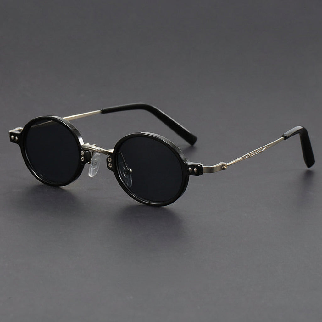 Japanese-style craftsmanship small round sunglasses