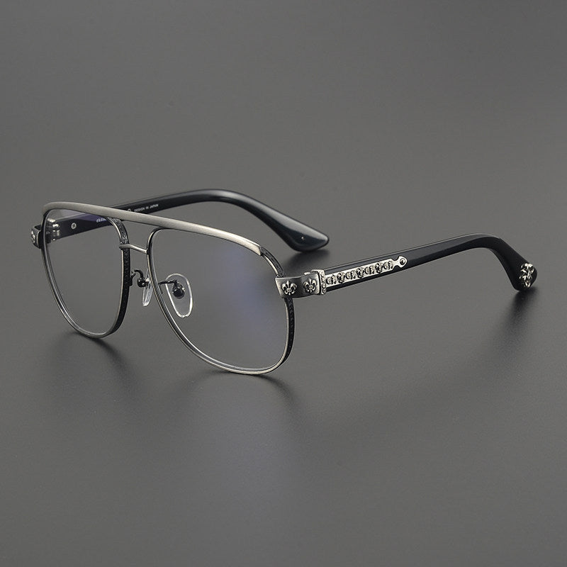 Chrome Hearts Hand-Engraved Aviator Glasses