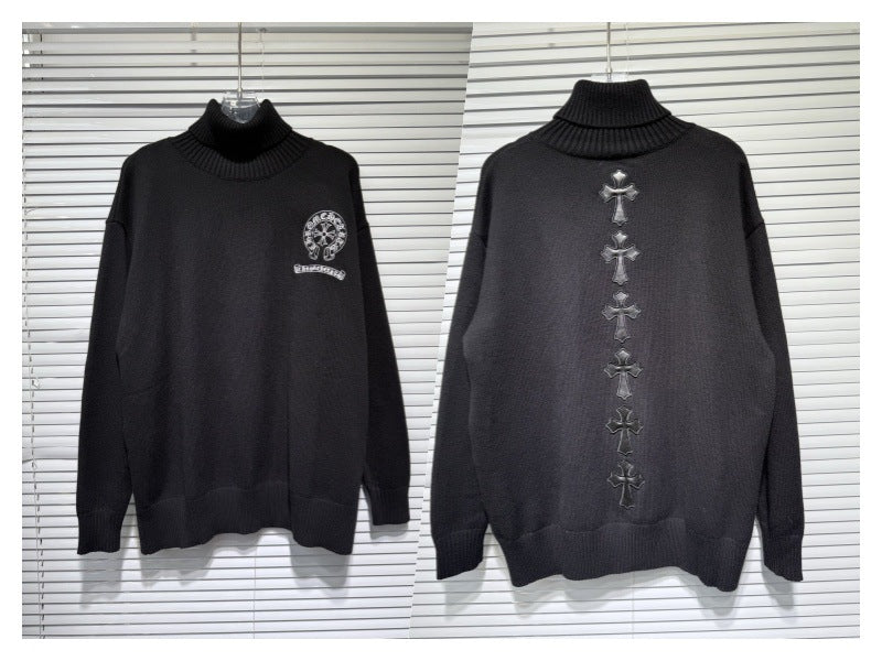 Chrome hearts cotton cross knitted sweater cardigan