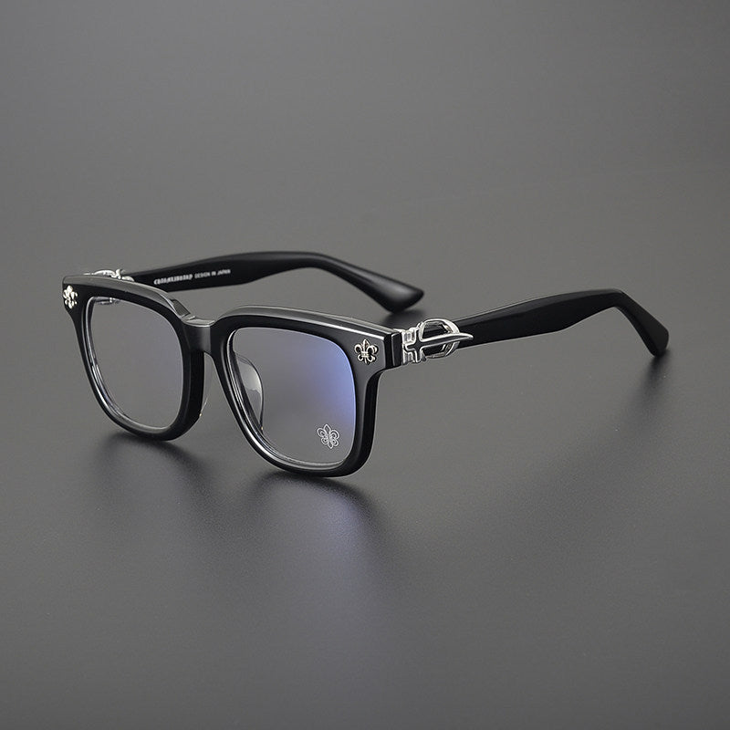 Chrome Hearts large frame clear lens glasses