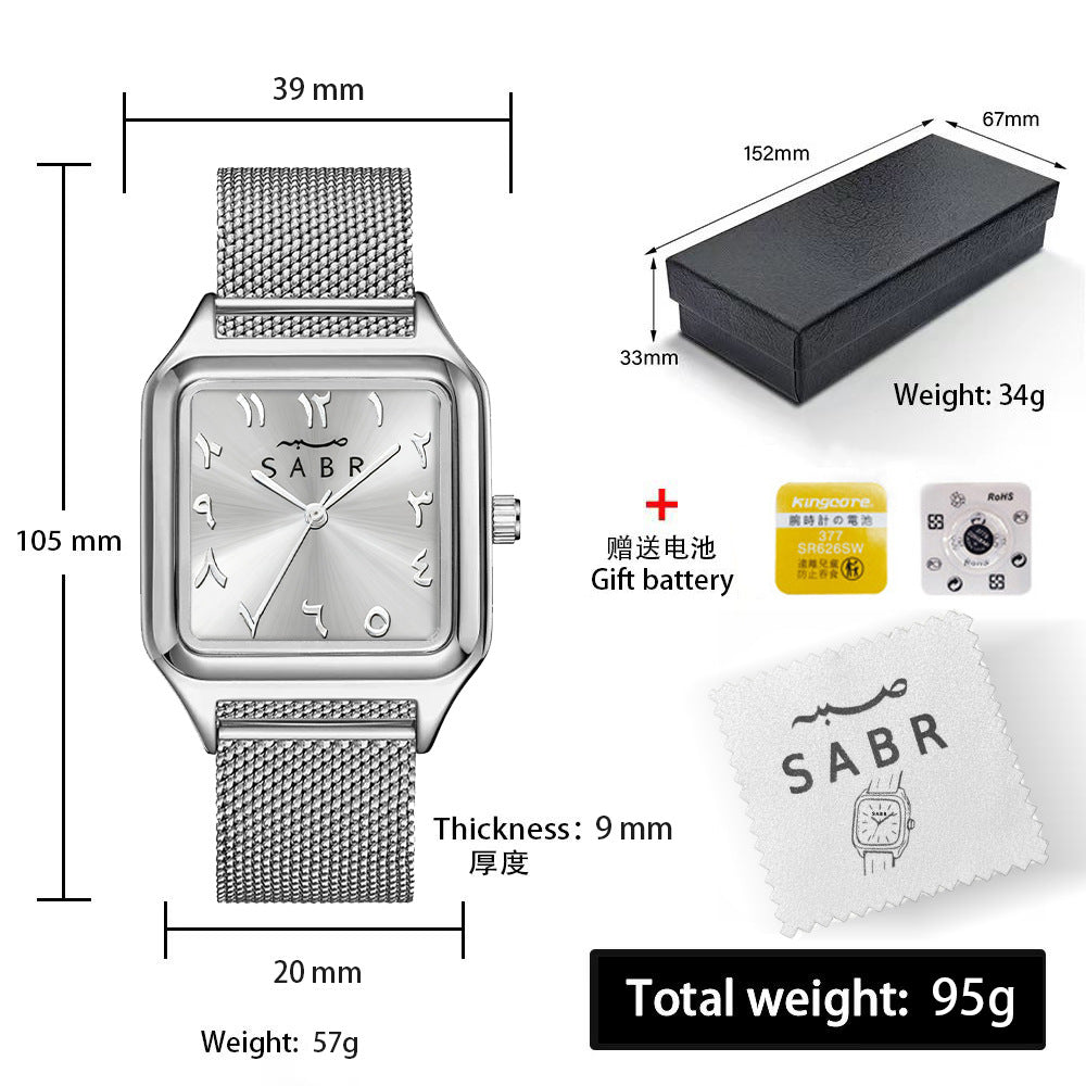 Stylish Waterproof Wristwatch with Calendar