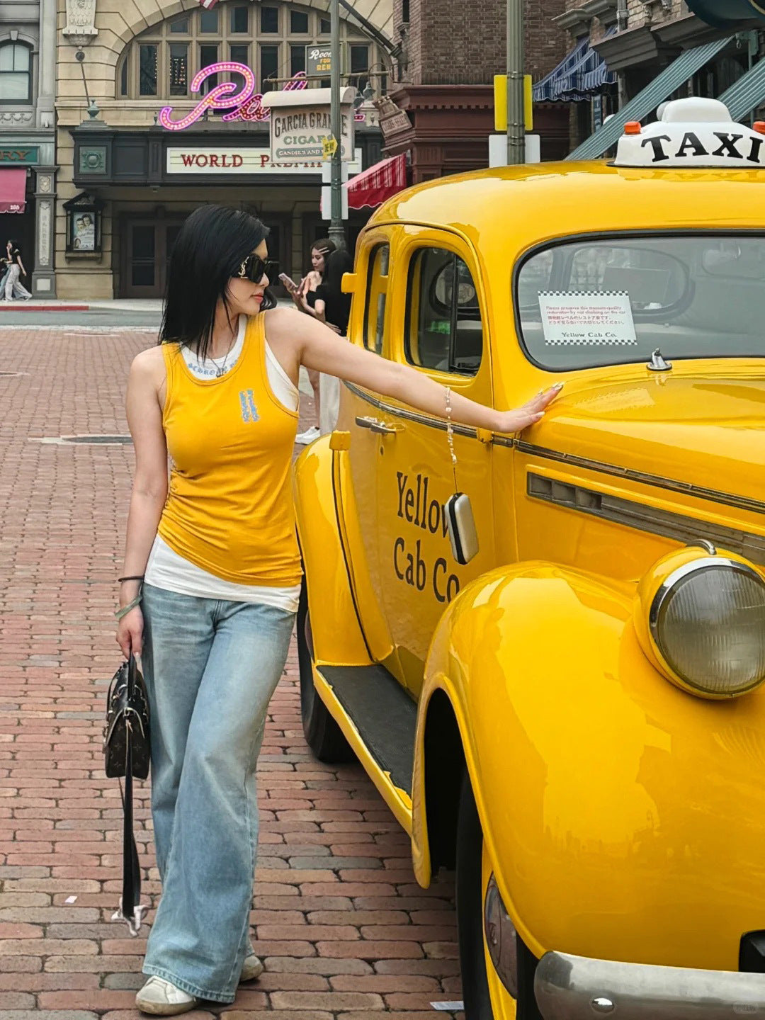 Chrome Hearts Yellow T-Style Printed Vest