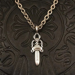 Small Chrome Hearts Dagger Necklace