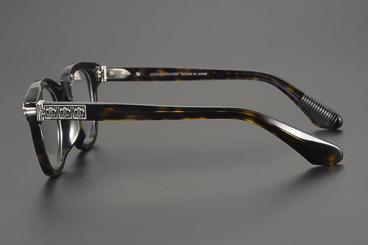 Chrome Hearts- Retro Black Frame Glasses