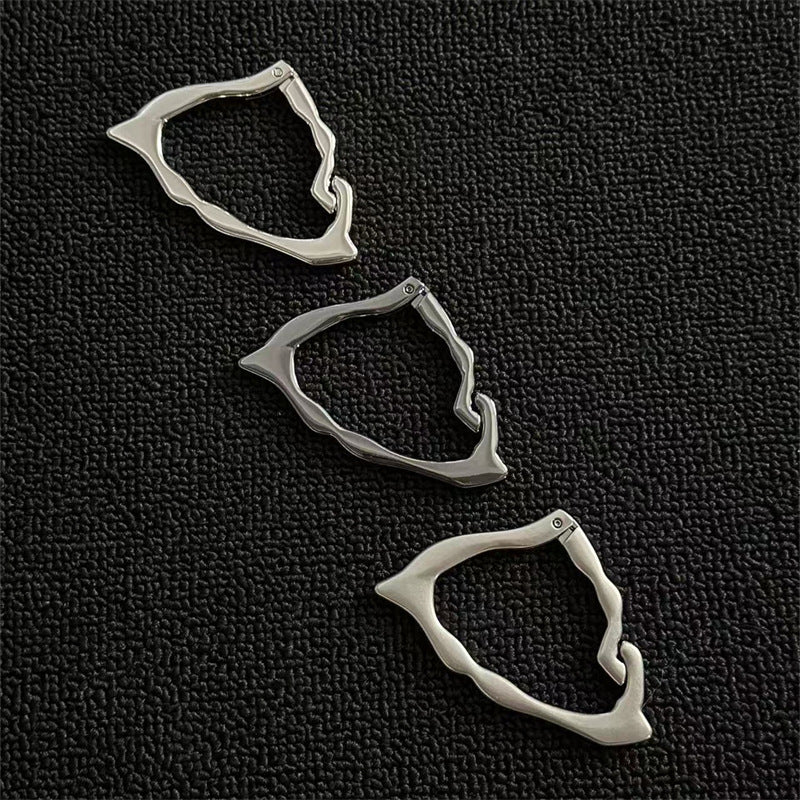 Irregularly shaped keychain/carousel bag charm