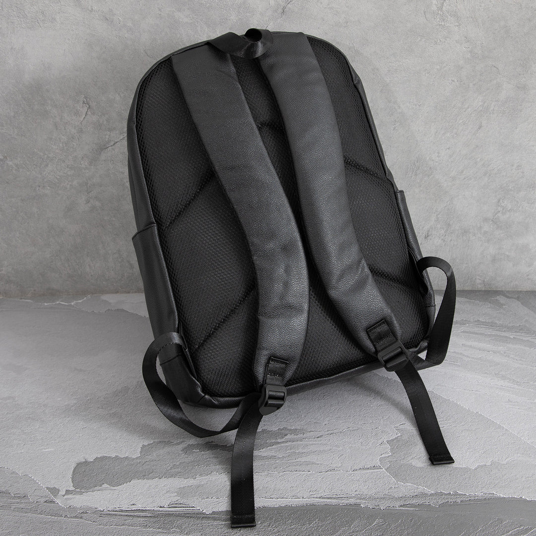 Chrome Hearts Cross PU Leather Student Backpack