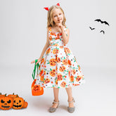 Halloween children's witch performance dress