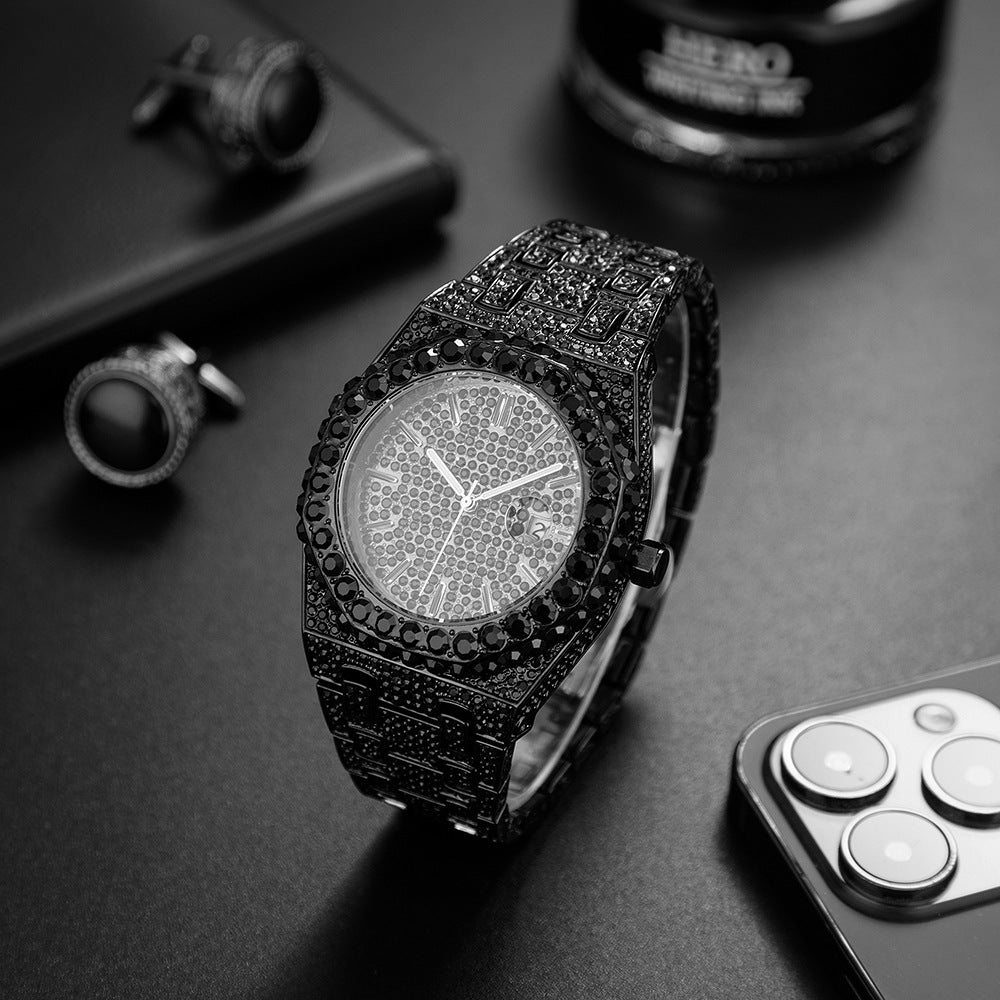 "Starry Sky" Diamond-Set Men's Quartz Watch
