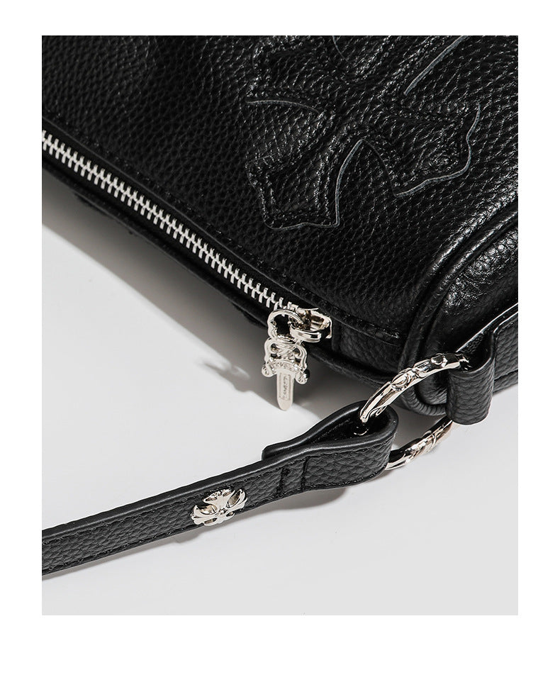 Chrome Hearts Sword Embroidered Cross Shoulder Bag