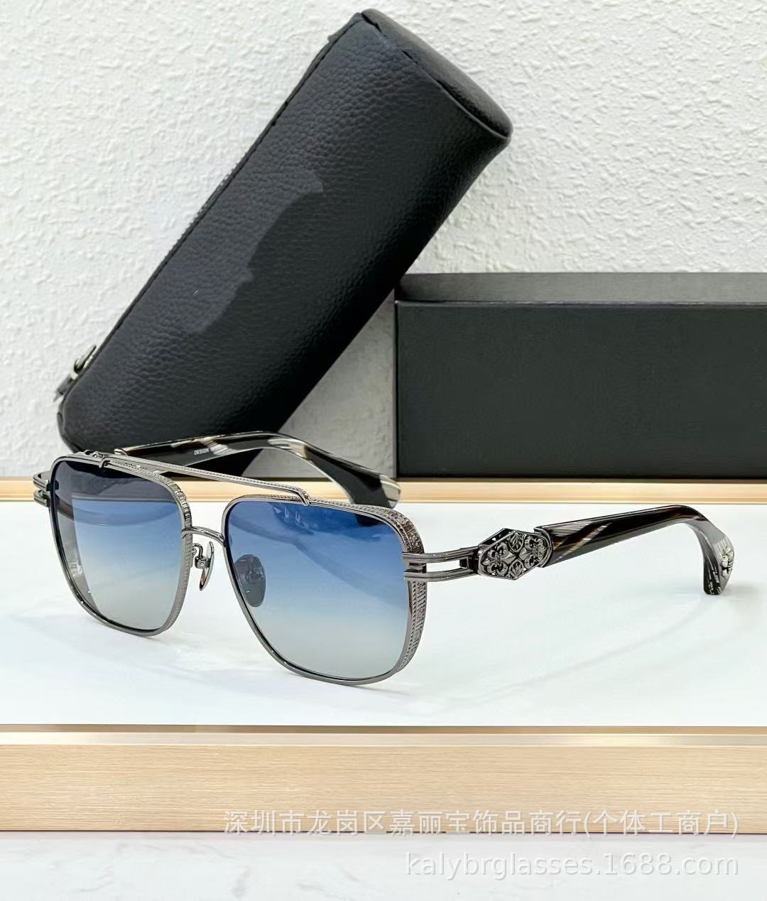 Chrome Hearts Heavy Industry Metal Luxury Sunglasses