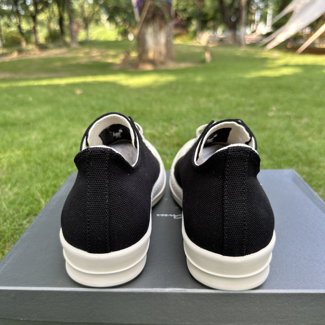 Low-Top Men's Shoes Casual Thick-Soled Canvas Sneakers