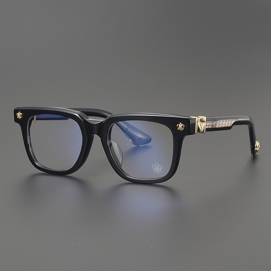 Chrome Hearts carved snake logo glasses